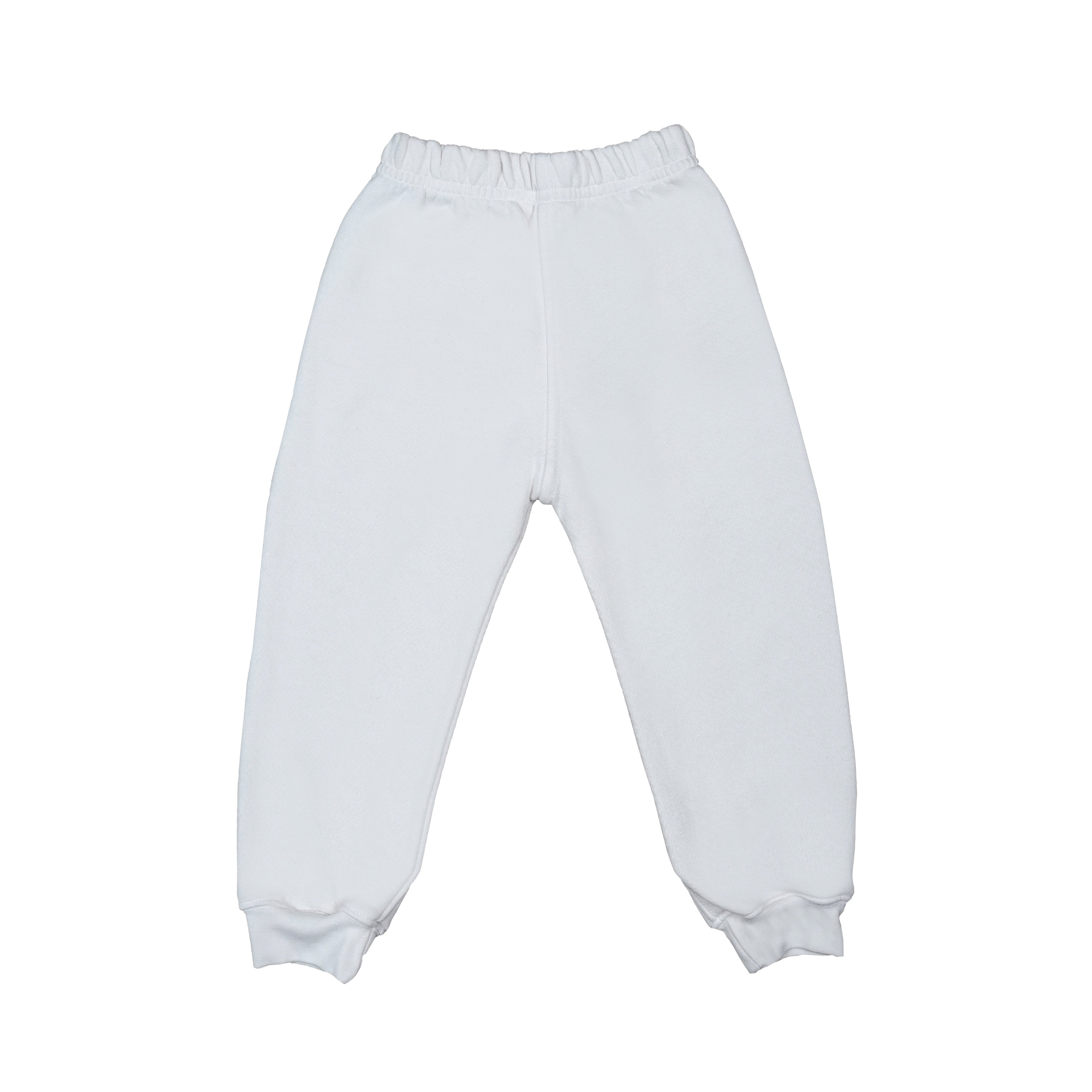 Boys white on sale sweat pants